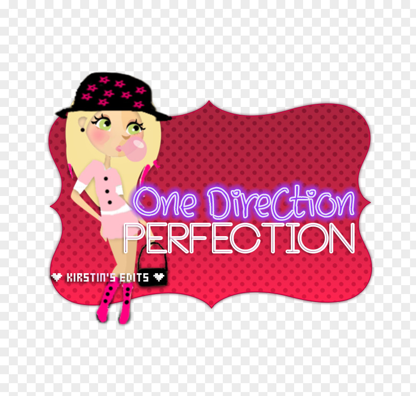 Perfection Polka Dot Pink M RTV Font PNG