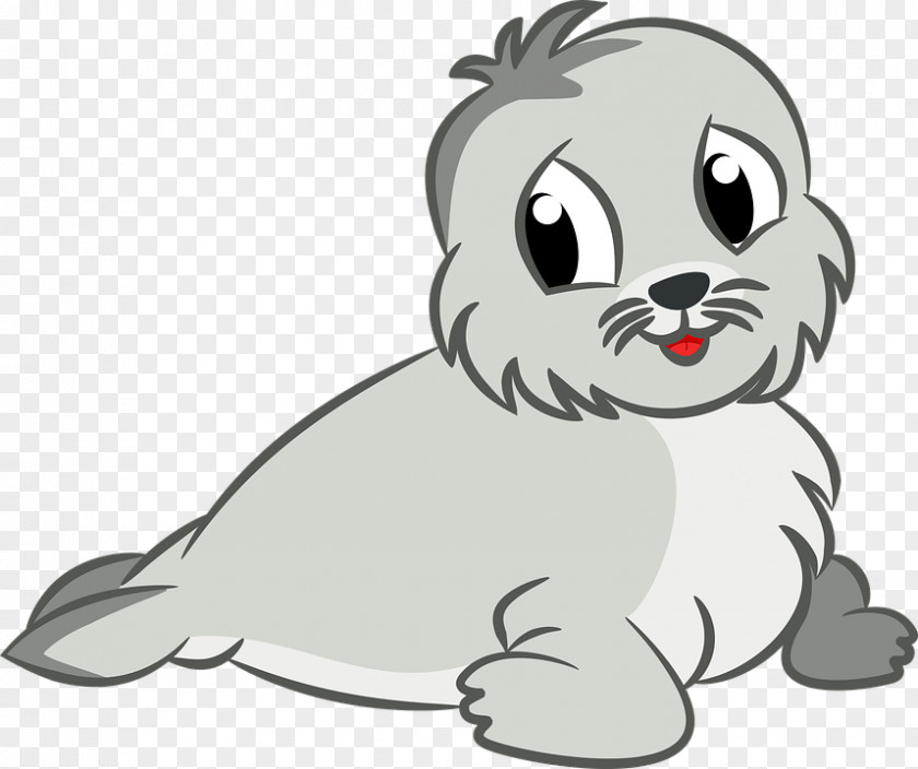Sea Lion Earless Seal Clip Art Openclipart Harp Drawing PNG
