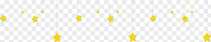 Dotted With Stars Yellow Pattern PNG
