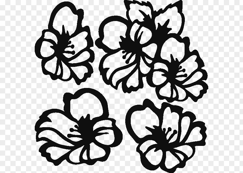 Flower Sticker Label Floral Design Clip Art PNG