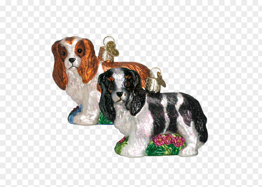 Glass Cavalier King Charles Spaniel English Springer Dog Breed Companion PNG