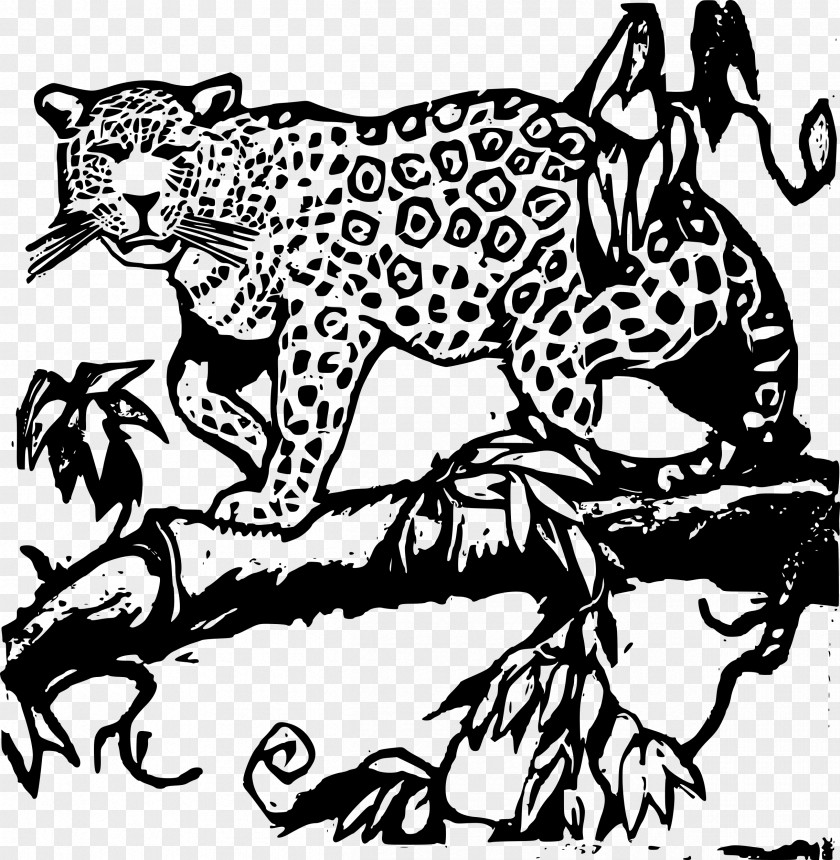 Jaguar Black Panther Cougar Clip Art PNG