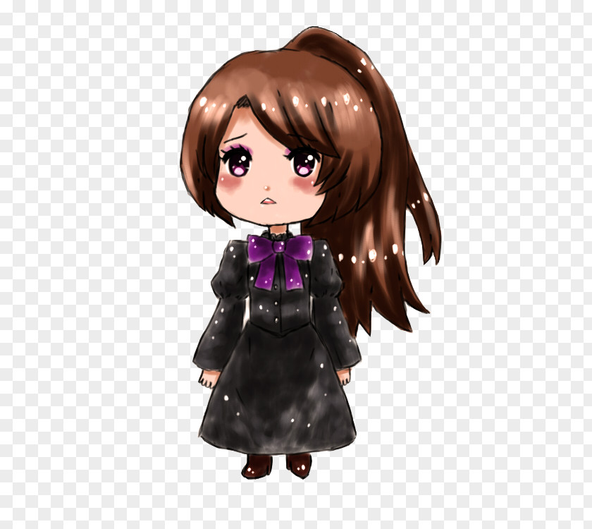 Lovely Style Brown Hair Doll Character Fiction PNG