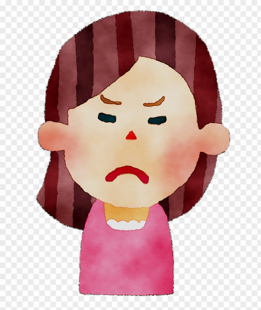 Woman Acne Cartoon Forehead Sadness PNG