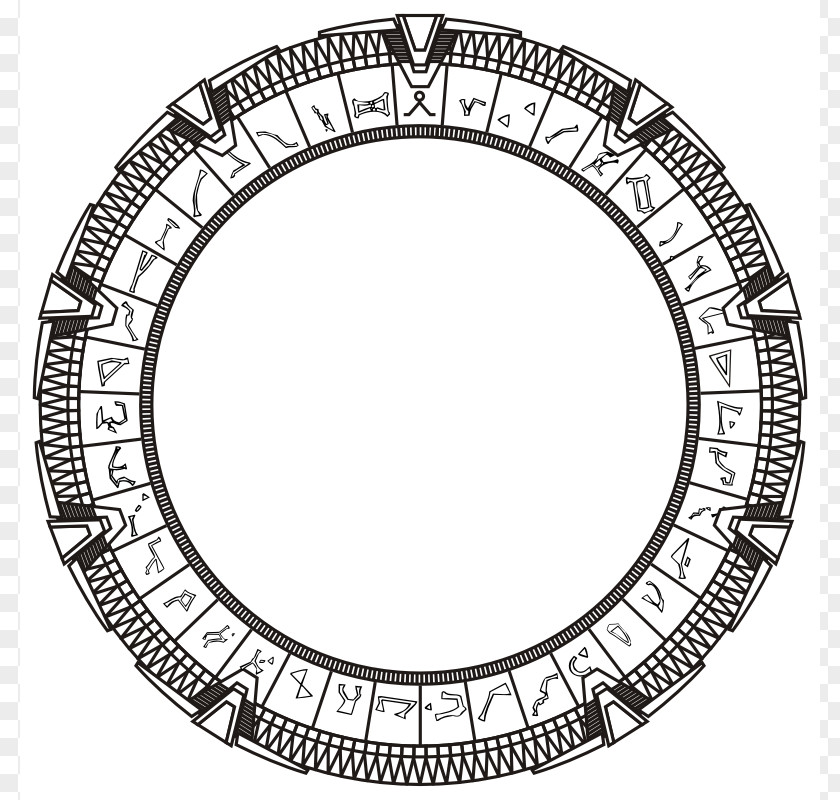 Anubis Stargate Earth Symbol PNG