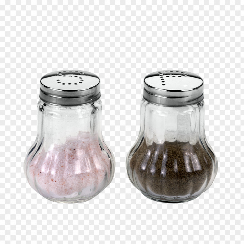 Glass Mason Jar Salt And Pepper Shakers Cellar PNG