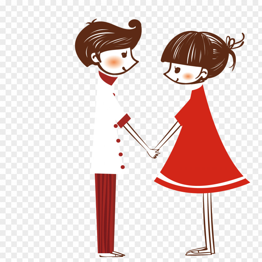 Handle The Couple Woman Dress Human Behavior Illustration PNG