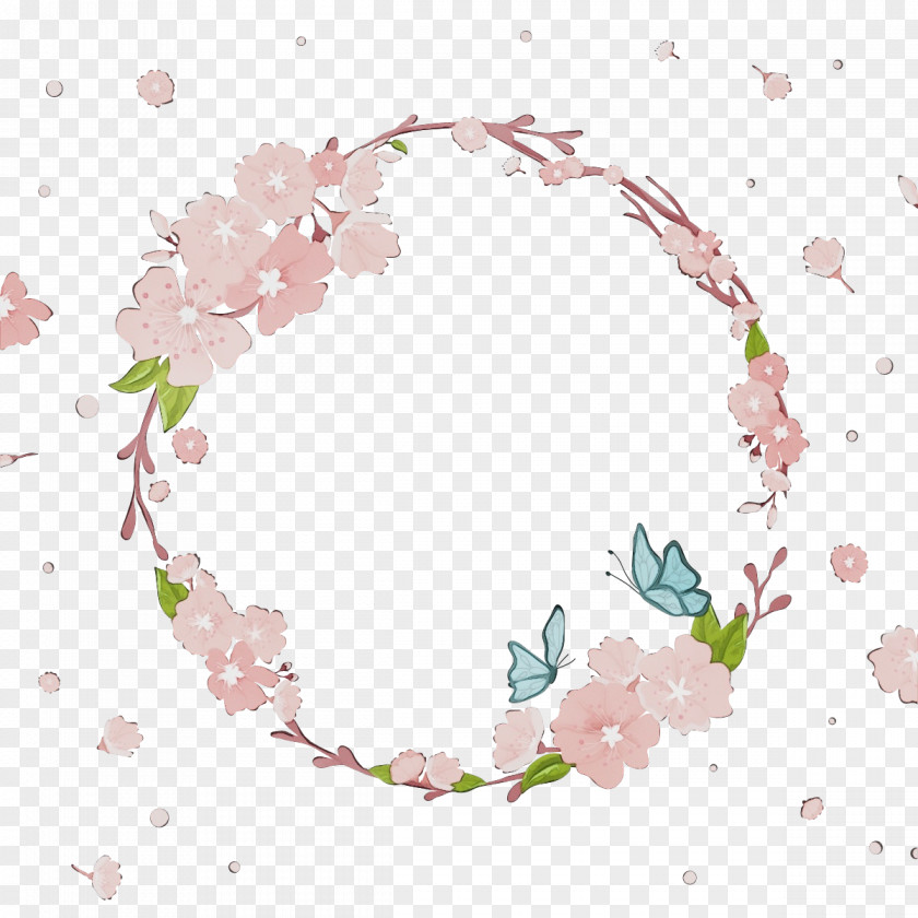 Heart Plant Wedding Floral Background PNG