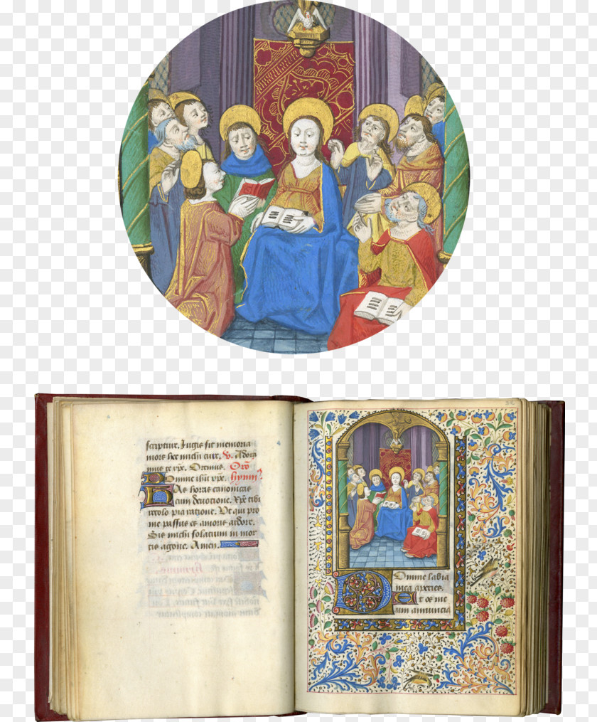 Pentecost Middle Ages Illustration Manuscript Text Advertising PNG