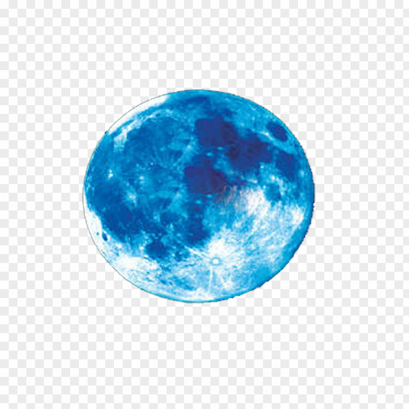 Planet Earth Blue Moon Month PNG