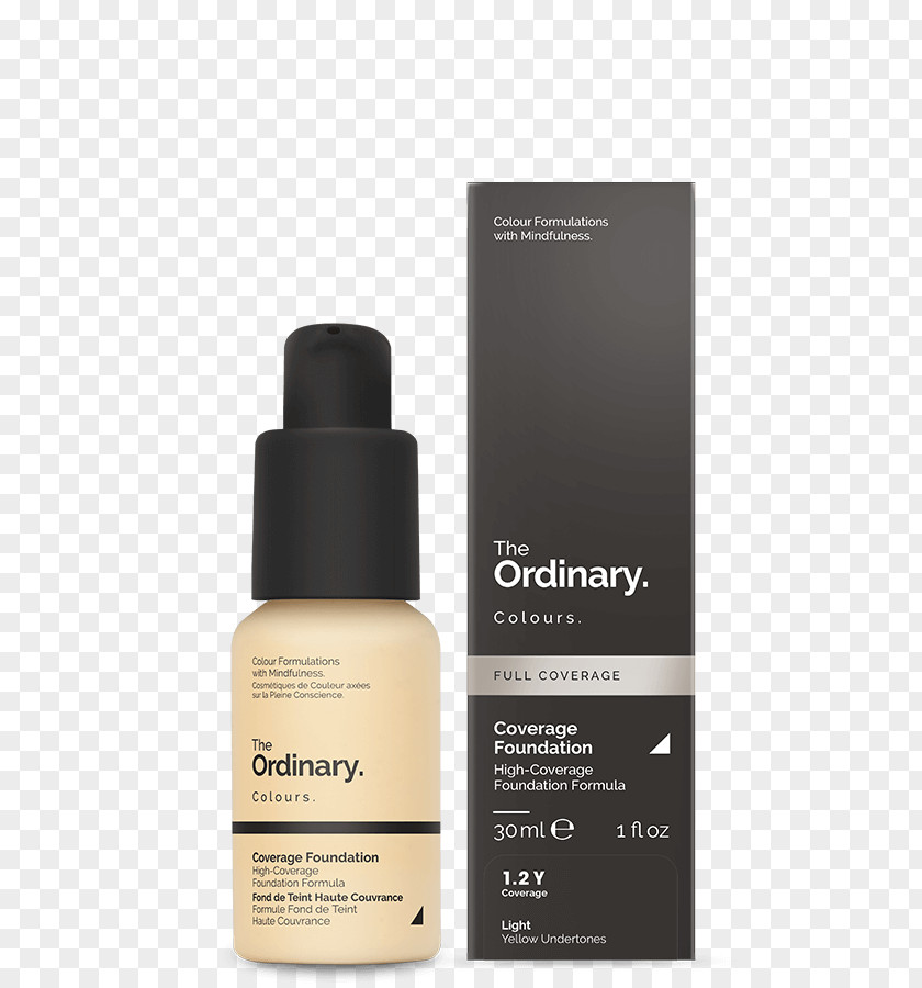 Lotion The Ordinary. Serum Foundation Cosmetics PNG
