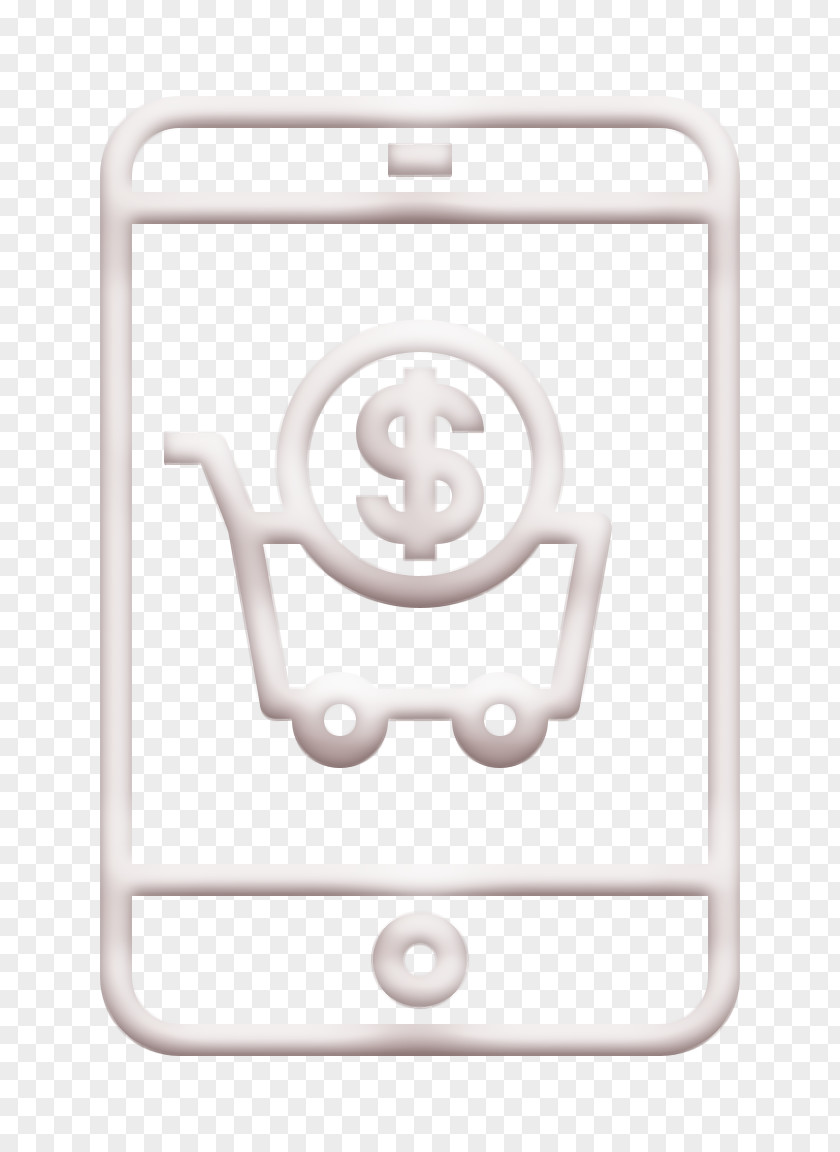 Mobile Shopping Icon Cart Payment PNG
