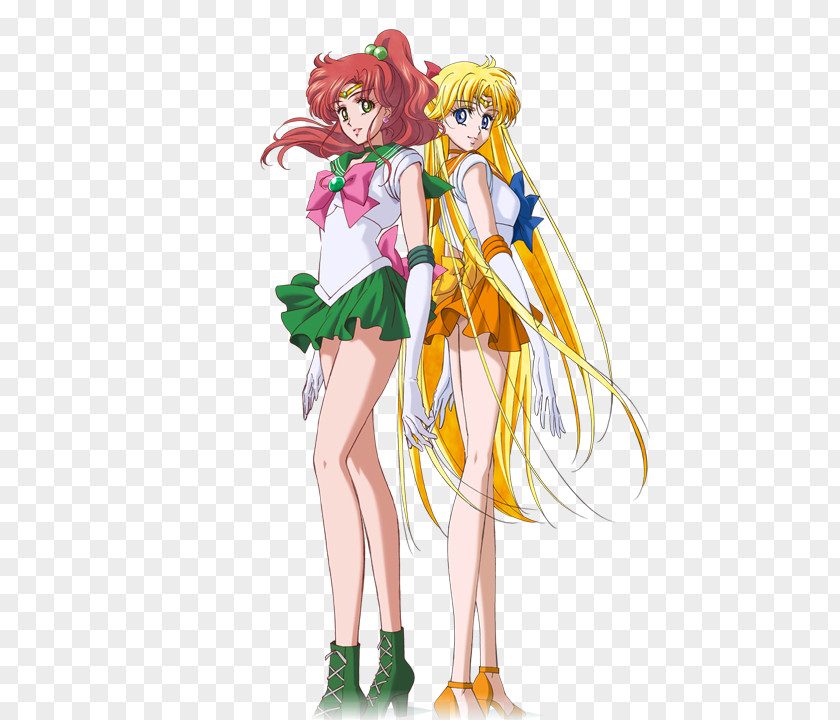 Sailor Moon Venus Jupiter Mars Mercury PNG