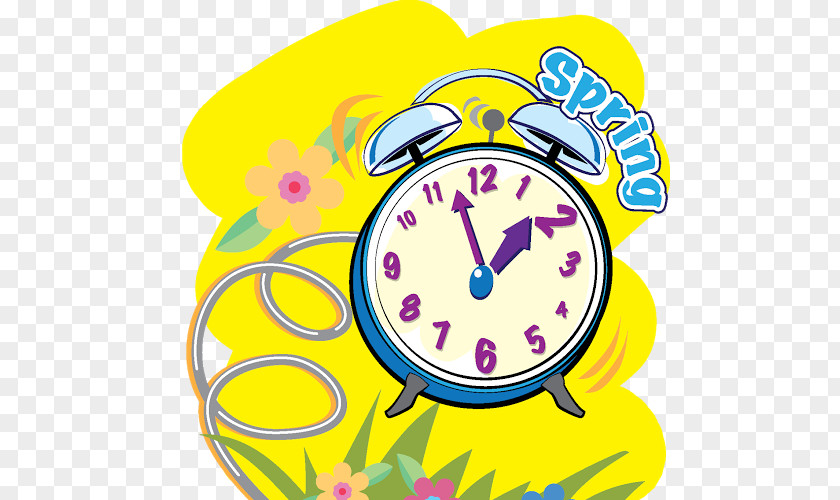 Spring Forward Clock Daylight Saving Time In The United States Clip Art PNG