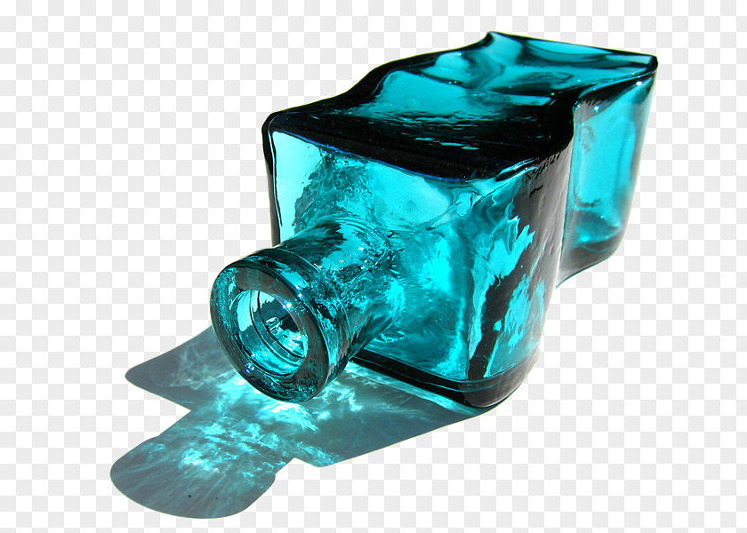 Bottle Plastic Glass Blue PNG