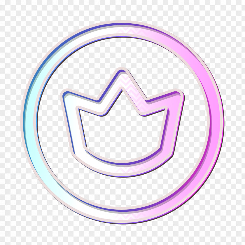 Design Thinking Icon Crown Premium PNG