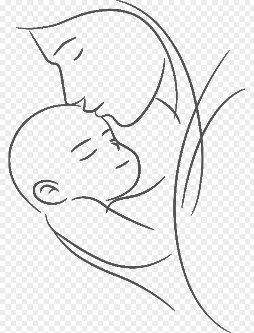 Motherhood Outline Clip Art /m/02csf Eye Illustration Drawing PNG