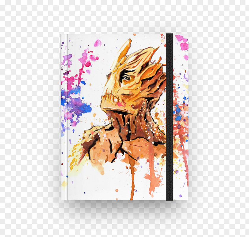Notebook Groot Paper Drawing PNG
