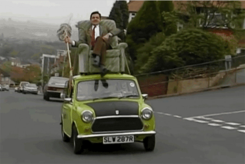 Mr. Bean Autonomous Car Driving Television Show PNG