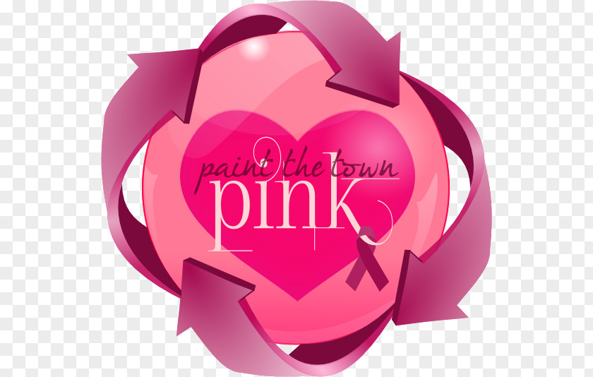 Valentine's Day Logo Pink M Font PNG