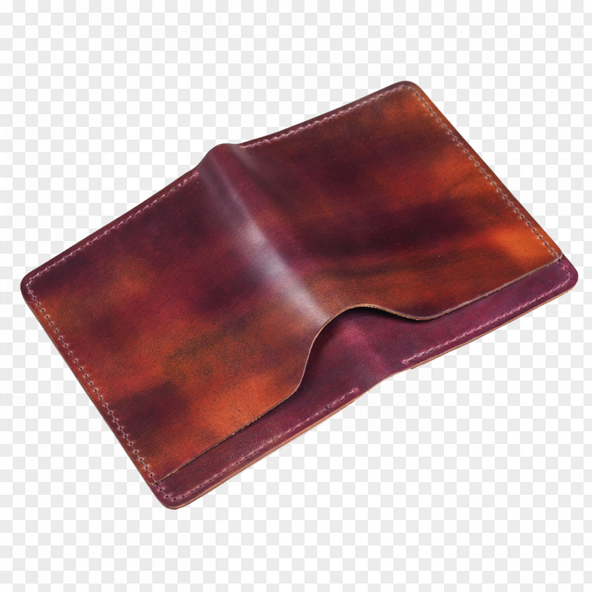 Wallet Horween Leather Company Shell Cordovan Ashland Co. PNG