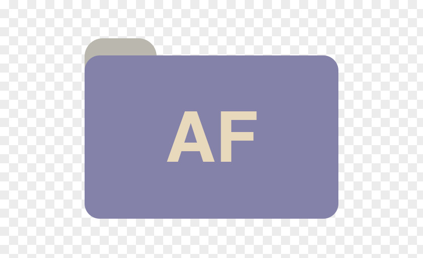 AF Blue Purple Text Brand PNG