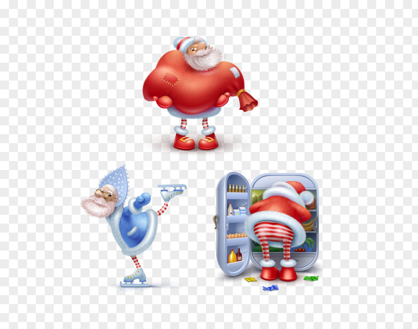 Cute Santa Claus ICO Icon PNG