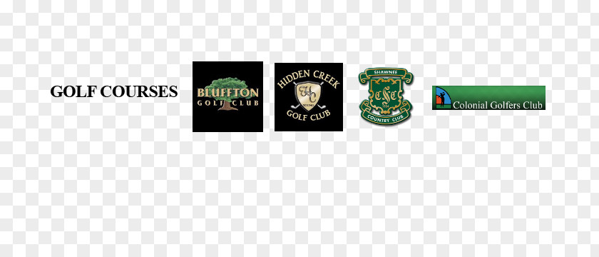 Golf Club Logo Brand Green PNG