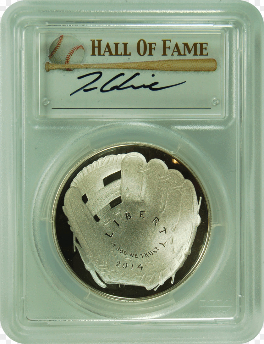 Hall Of Fame National Baseball And Museum Dollar Coin Mint Mark United States PNG