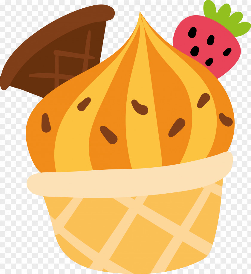 Hand Cream Strawberry Cake Ice Cupcake Illustration PNG