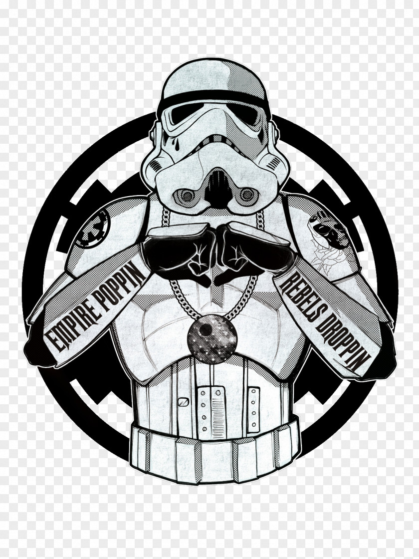 Stormtrooper T-shirt Star Wars Printing Sith PNG