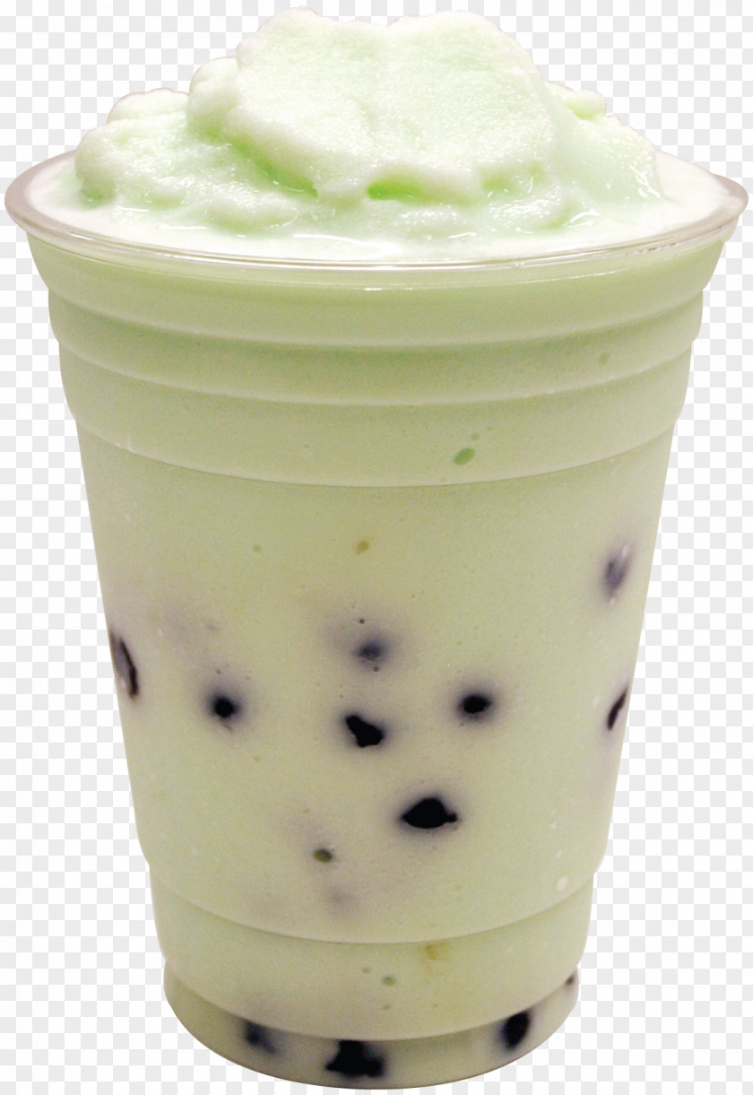 Ice Cream Bubble Tea Milk Green PNG