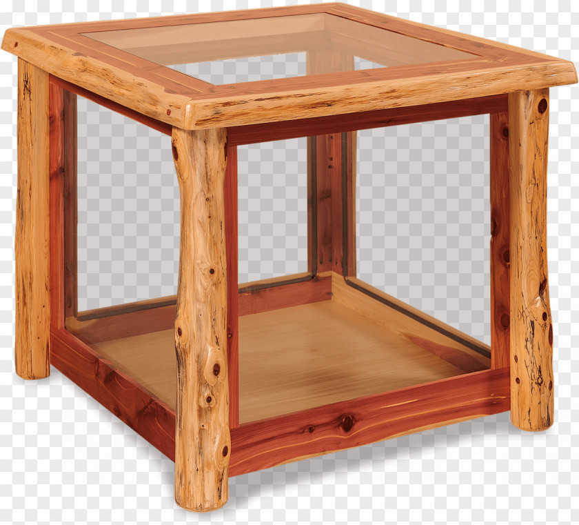 Log Furniture Coffee Tables Display Case Cabinetry Glass PNG