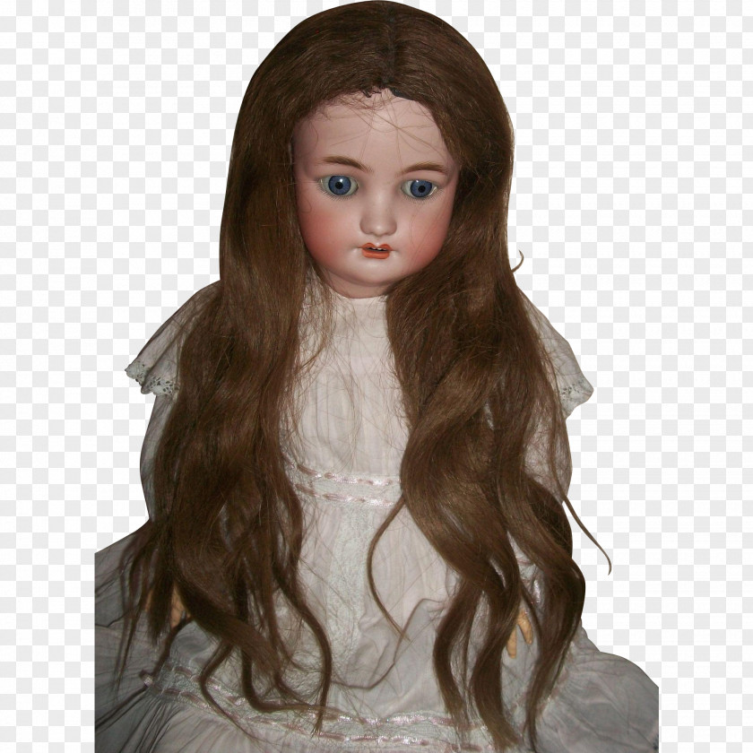 Wig Hair Coloring Doll Long PNG