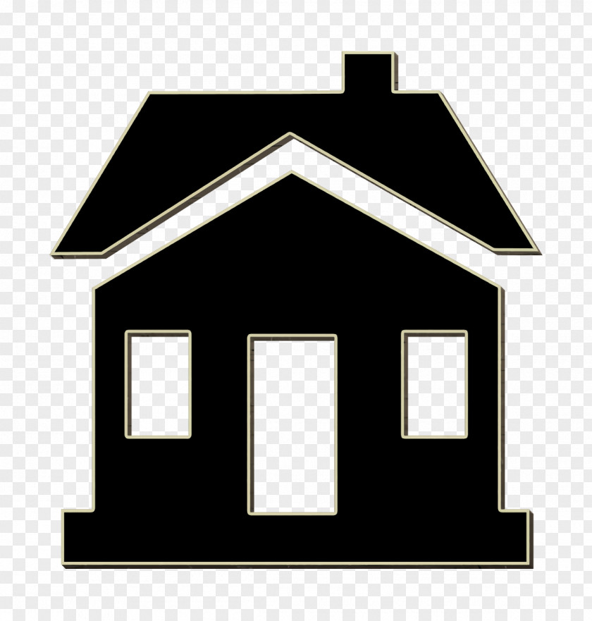 Buildings Icon Cottage Villa PNG