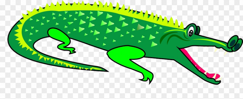 Cartoon Crocodile Reptile PNG