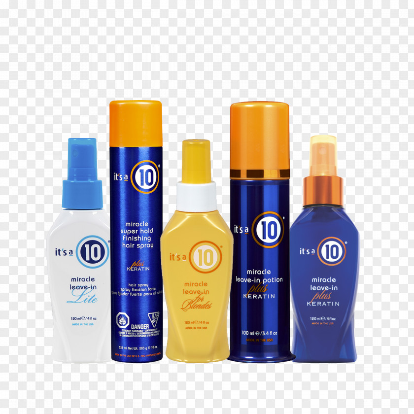 Fury Hairstyle Products It's A 10 Miracle Leave-In Product Hair Care Leave In Plus Keratin Mask PNG