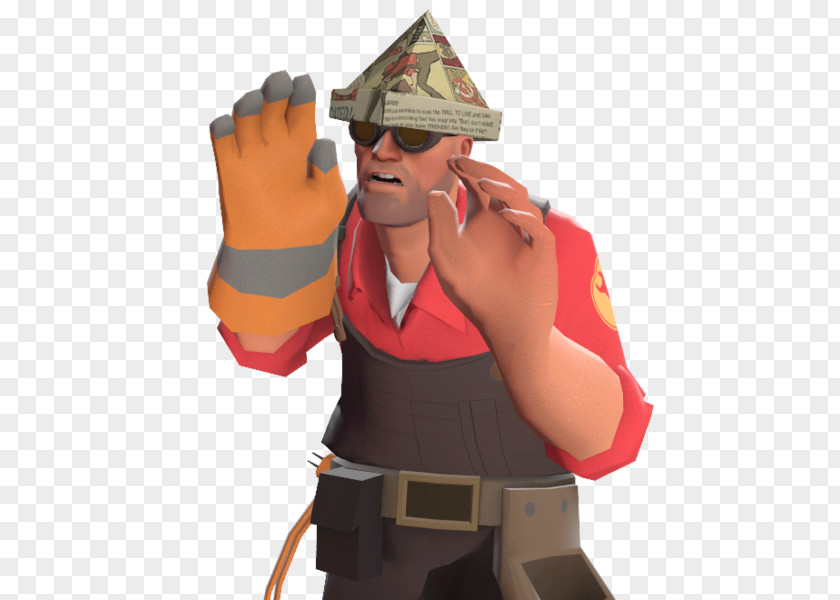 Hat Gabe Newell Team Fortress 2 Paper Loadout PNG