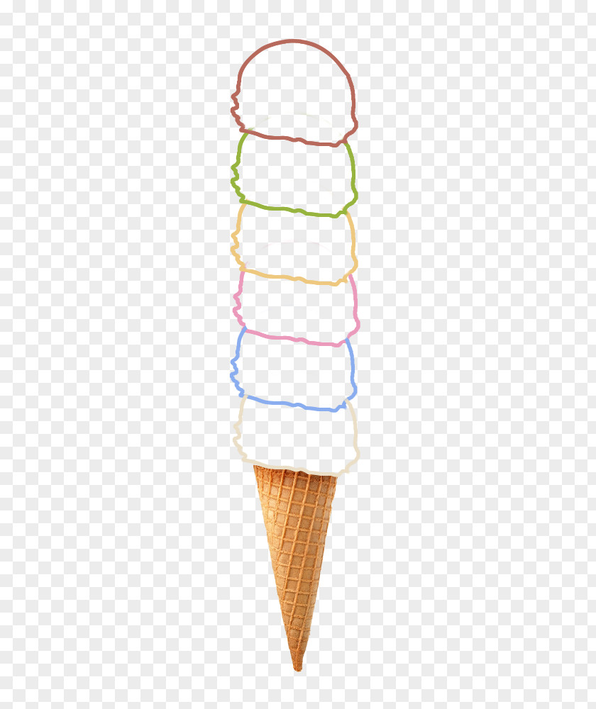 Ice Cream Parlor Cones Wafer PNG