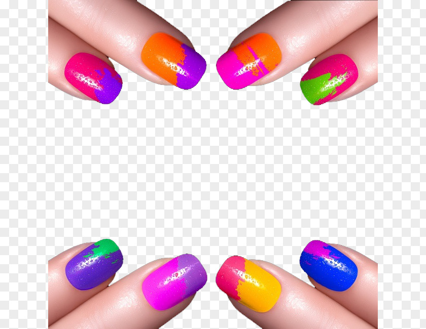 Nail Art Polish Gel Nails Ultraviolet PNG