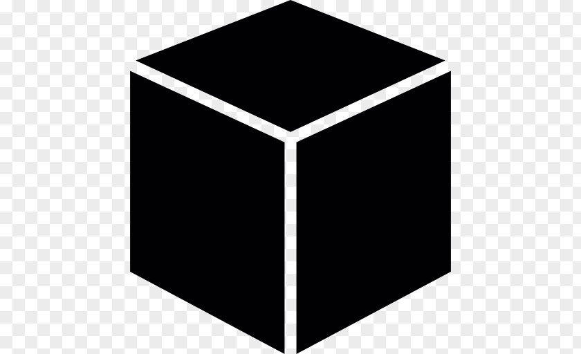 Box Black Shape Square PNG