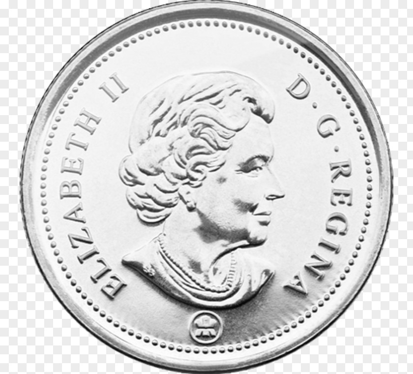 Canada Quarter Canadian Dollar Coin Royal Mint PNG