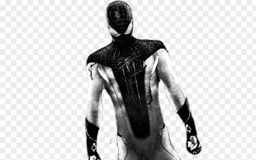Clueless Spider-Man: Back In Black Costume And White Suit PNG