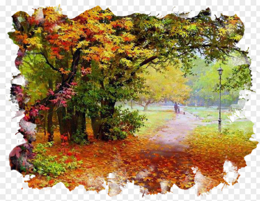 Painting Autumn Painter Season PNG