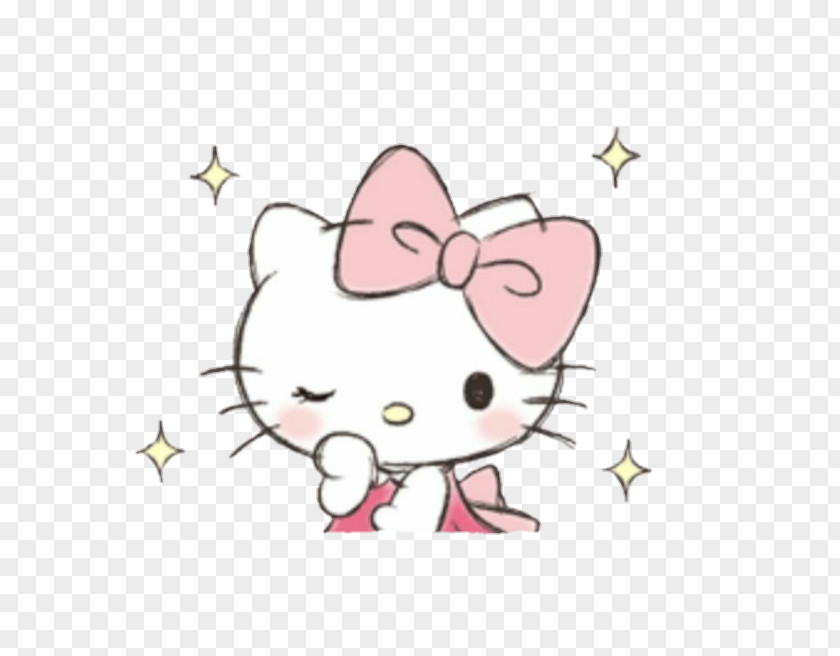 Pink Panther Stickers Hello Kitty Drawing Kawaii Image Sanrio PNG