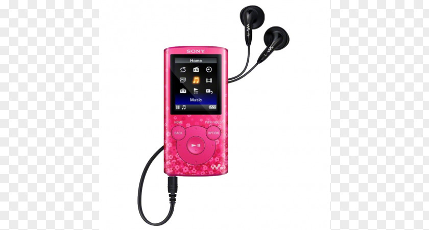 Sony Digital Audio Walkman MP3 Player MP4 PNG