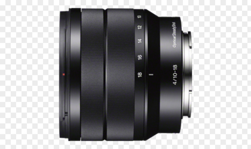Sony E 10-18mm F4 OSS E-mount Wide-Angle Zoom F/4.0 Wide-angle Lens α PNG