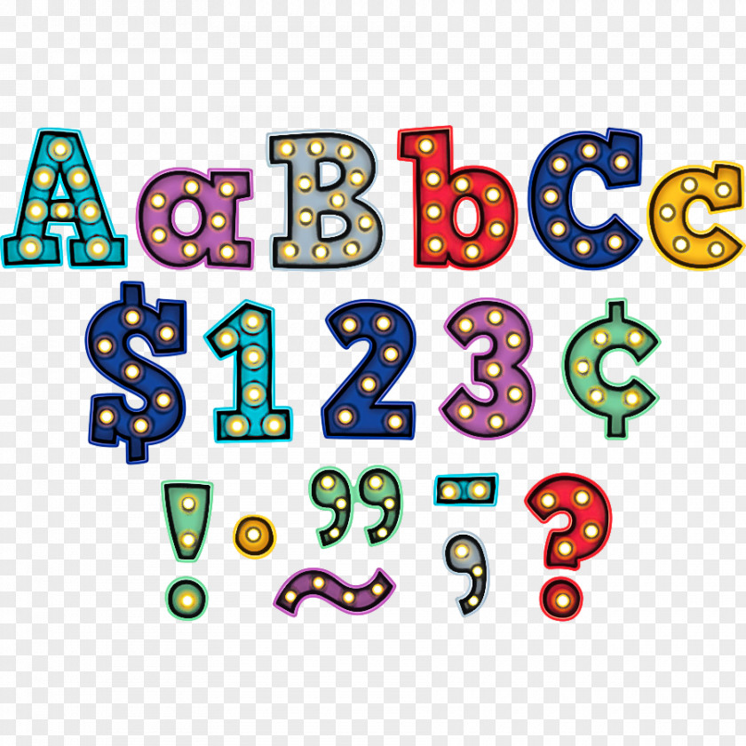 Text Font Number Sticker PNG