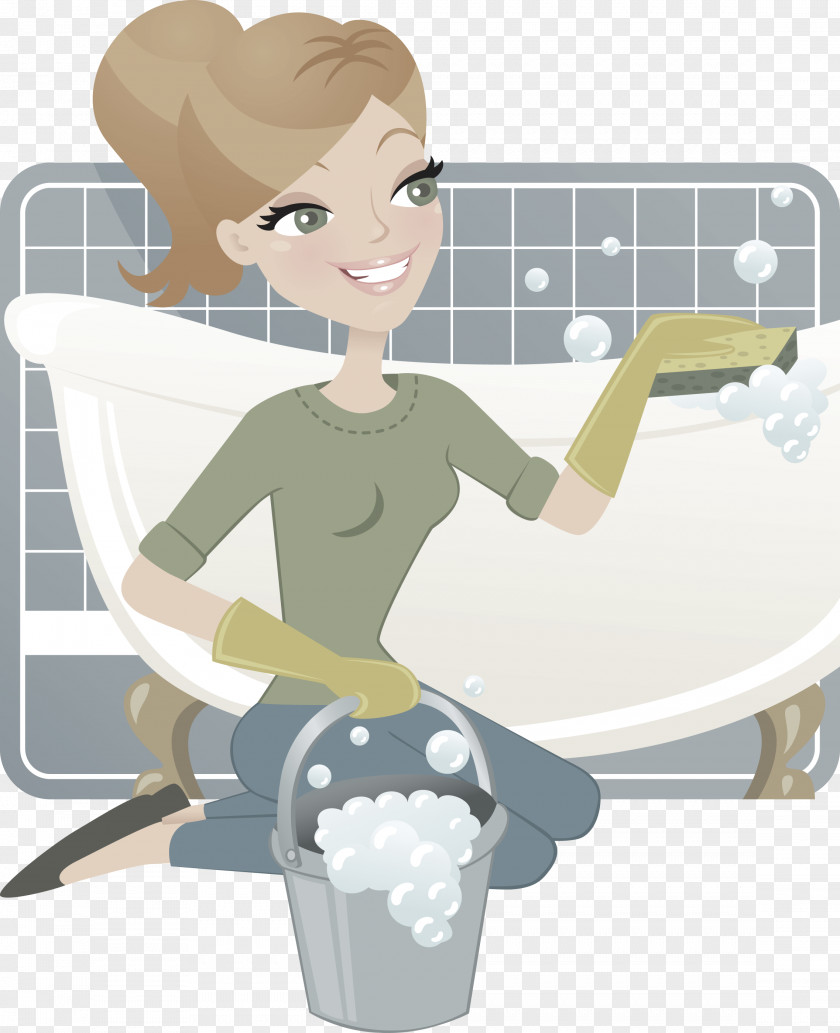 Cleaning Maid Service Domestic Worker Clip Art PNG