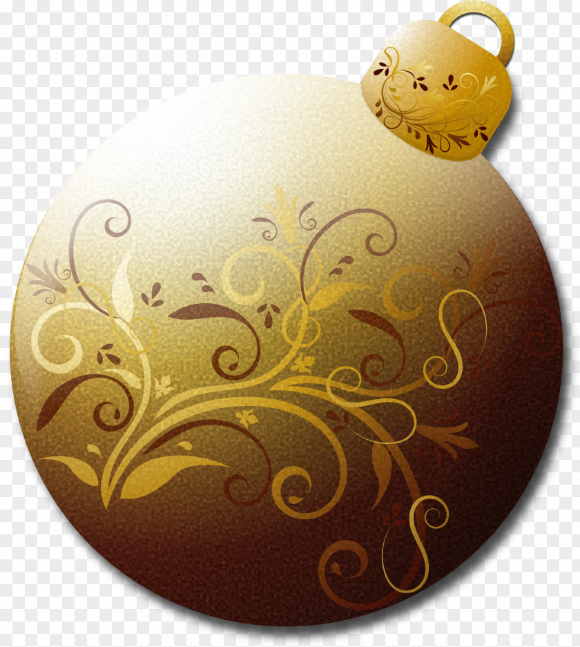 Ornament Borders And Frames Santa Claus Gold Christmas Clip Art PNG